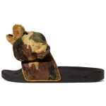 Jeremy Scott x adidas Adilette &Scaron;lepetės Camo Teddy Unisex Sportbačiai Juodi Pagrindinė-Juoda H02882 37