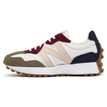 New Balance Nb 327 Spalvų Blokų Derinimo Audinio Odos Žemi Bėgimo Laisvalaikio Batai Moteri&scaron;ki Sneakeriai Balti Žali Raudoni WS327CK1 35