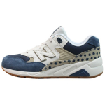 New Balance NB 580 Austos tekstūros amortizuojantys žemi bėgimo bateliai maratonui Moteri&scaron;ki kedai Tamsiai mėlyni Balti WRT580KN 35
