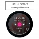ESP32-C3 kūrimo plok&scaron;tė su 1,28 colio apvaliu LCD jutikliniu ekranu, WiFi ir Bluetooth moduliu