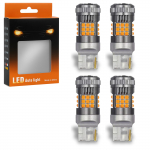 Micoi T20 LED posūkio signalo lemputė su diferencinėmis fiksavimo dalimis, Anti-Hifla, Rezistorius, Anuliatorius, Integruotas 4 pieces