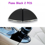 W211 Automobilio centrinės konsolės dangtelio porankio užrakto fiksatoriaus atleidimo mygtuko dangtelis Mercedes Benz E klasės 2005-2008 E200 E350 2116804284 Piano Black 2 PCS