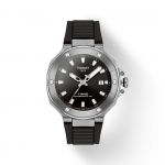 Tissot juodas ciferblatas vyri&scaron;kas madingas laikrodis T141.807.17.051.00 juoda