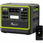 FOSSIBOT F2400 LiFePO4 Baterijos Elektrinis Generatorius -2048Wh 2400W Ne&scaron;iojama Elektrinė Stotis Energijos Stotis-Kempingas RV UPS-APP žalia
