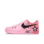 Nike Air Force 1 Dragon Mode PU Abrasion Resistant Support Height Increasing Low top Skateboard Shoes Unisex Magenta CW2288-111(TeamSSR-) 44 pink