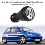 Pavarų svirties perjungimo rankenėlės galvutės svirties adapteris, mechaninė 5 greičių transmisija, skirta Peugeot 206 207
