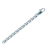 Les Tr&eacute;sors De Lily [L3868] - Fermoir Extension Argent - 6 cm 3 mm sidabras