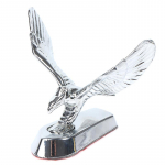 3D Eagle nerūdijančio plieno automobilio vandeniui atsparus lipnus, nerūdijantis erelio stovas sidabras