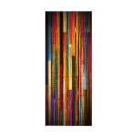 Retro medinių durų lipdukas, tapetas, tapetai 3D vizija, svetainės tapetai &bdquo;pasidaryk pats&ldquo; sienų lipdukai PVC vinilo durų plakatas namų dekoras 90x200cm