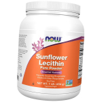Saulėgrąžų lecitinas, gryni milteliai, Sunflower Lecithin Powder, Now Foods 454g (72128006) 454g