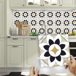 10 vnt europieti&scaron;ko stiliaus plytelių sienų lipdukai virtuvės Backsplash drabužių spinta Vonios kambario renovacija Pel & Stick vandeniui atsparūs meno lipdukai 10cmX10cmX10pcs
