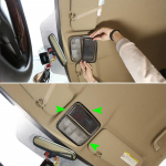 Mink&scaron;to anglies pluo&scaron;to automobilio stogo skaitymo &scaron;viesos rėmo dangčio apdaila, skirta Honda CRV 2007 2008 2009 2010 m.