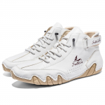 Rankomis susiuvami skeltos odos batai, vyri&scaron;ki batai, patogūs auliniai batai vyrams, laisvalaikio avalynė Mokasinai vyri&scaron;ki plok&scaron;čiapadžiai 46