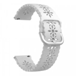 20 mm nėrinių silikoninė juosta, skirta Huami Amazfit GTS 4/2 Mini GTS 3 2e Bip Romantic Lovely apyrankės dirželis, skirtas Garmin Venu SQ/Venu 2 Plus