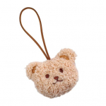 Puikus Raktų pakabukas Bear Decoration Head Cozy Touch Pakabukas ruda