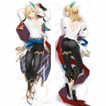 Genshin Impact Kaveh Cosplay Kūno Pagalvės Užvalkalas Dakimakura Užvalkalas Kaveh Glostantis Kūno Mėtomas Pagalvės Užvalkalas 40x120cm