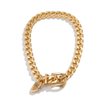 Perdėtas metalinis diržo kaklo karoliai moterims pankų storio storio raktikaulio grandinėlės kaklo papuo&scaron;alai auksas