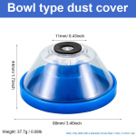 Dulkėms atsparus dangtelis Smūginis grąžtas Dulkėms atsparus buitinis elektrinis grąžtas Dulkėms atsparus jungtis Dulkių dubuo Dulkių nepraleidžiantys priedai Įrankis mėlyna