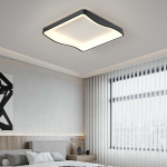 Modernaus ir minimalistinio dizaino svetainės lubiniai &scaron;viestuvai su LED pagrindinio miegamojo &scaron;viestuvais Diameter-42cm balta