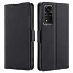 Piniginės dėklas, skirtas Nokia 6.2 7.2 G21 G11 C21 C31 Oneplus 6T 7T Nord CE 2 Moto G30 G10 G20 Sony Xperia Flip Case Card PU odinis dangtelis buferis Meizu 16XS juoda