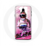 Coque pour samsung galaxy S4 Formule 1 Sergio P&eacute;rez Pilote de F1 Rose