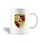Mug en C&eacute;ramique Voiture Porsche Logo