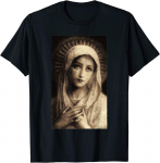 Mergelės Marijos Marijos kataliki&scaron;kos tapybos puiki idėja unisex mar&scaron;kinėliai S