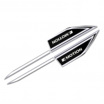 Automobile side mark leaf plate blade wing plate body metal decoration paste for Volkswagen vw 4 Motion Tiguan passat golf polo
