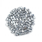 ECR003 100 VNT. Langų kėliklio vyniojimo mechanizmo remonto plieninis trosas, galinis fitingas, kai&scaron;tis, stabdžio įvorė, presuojama kniedė 5x5/1,7 mm
