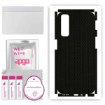 apgo Protective Skin Sticker for the back+sides compatible with Realme 7, Full Wrap Film, Foil, Vinyl - Pattern Matrix