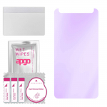 apgo Anti-Blue 9H Hybrid protective glass compatible with Nokia 6.1, flexible nano glass, great replacement for tempered glass, scratch-resistant, ful