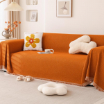 &Scaron;enilinė sofos servetėlė Stora neslystanti sofos servetėlė Vienspalvė Universali svetainei Visiems sezonams Sofos uždangalas Audinio pledas 180x130cm1pcs