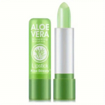 Aloe Vera spalvą keičiantys lūpų dažai &ndash; ilgai i&scaron;liekantys, drėkinantys, vandeniui atsparūs lūpų dažai su maistingu putlumo tonuotu lūpų blizgesiu žalia