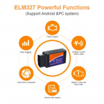 &bdquo;Wifi Elm327 V1.5&ldquo; skaitytuvas &bdquo;Elm-327&ldquo; &bdquo;Wi-Fi&ldquo; kodų skaitytuvas &bdquo;Elm 327 Wifi 1.5&ldquo; automobilio diagnostikos įrankis, skirtas &bdquo;Android&ldquo; / &bdquo;Ios&ldquo; /