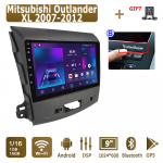 Android Carplay automobilinis radijas, skirtas Mitsubishi Outlander XL 2007-2012 Multimedijos grotuvo galvos blokas Stereo GPS navigacija BT WIFI 4+64GB 1+16GB,A