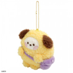 BT21 Personažų mini lėlės raktų pakabukas PONPON-ENJOY ver. CHIMMY