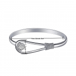 Korėjos vy&scaron;nių žiedų gėlių apyrankė &ndash; romanti&scaron;kas moteri&scaron;kas rankų papuo&scaron;alas Sakura bracelet [silver plated] sidabras