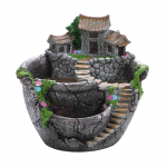 Kūrybingas sultingas gėlių vazono modeliavimo namas Kūrybi&scaron;kos asmenybės mažo sodo sultingo sodo gėlių vazono ornamentas One Size auksas