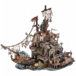 3D galvosūkiai suaugusiems vaikams Dovanos Tortuga Pirate Bay Puikus piratų laivas, sudužęs namų dekoras Vidaus rinkiniai Ragged piratų laivo amatai gelsvai ruda