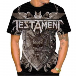 Vasaros Nauja Mada Amerikos Heavy Metal Grupė Testament Vyri&scaron;ki 3D Spaudos Mar&scaron;kinėliai Unisex Hip Hop Laisvalaikio Mar&scaron;kinėliai Cools Rock Street S