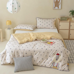 Universali animacinė grynos medvilnės antklodė visiems sezonams - skirta vaikams ir bendrabučiams Pair of Cotton Pillow Cases