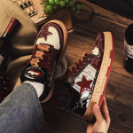 Unisex Kedai Moteri&scaron;ki Batai Vyri&scaron;ki Teniso Retro Y2K Žvaigždė Punk Hip-hop Riedlentės Batai Madingi Porų Sportiniai Atsitiktiniai Batai 37 smėlis