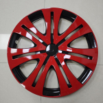 4 vnt 16 colių automobilio ratų apdailos dangteliai, skirti R16 plieniniams &bdquo;IronHub&ldquo; ratlankiams, blizgus raudonas ABS stebulės dangteliai ratų ratlankių dangtelio stebulės dangtelis