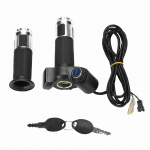 5 laidų LED įtampos ekrano susukamas droselis, universalus 12&ndash;99 V Ebike motoroleriui(sidabras) sidabras