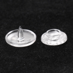 50 rinkinių skaidrių KAM dervos spaudžių plastikinių spaudžių užsegimų spaudžių dydis T5 dangteliai 12 mm
