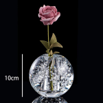 Prabangi kri&scaron;tolo stiklo vaza, &scaron;viesi, prabangi, namų dekoro, burbulinio rutulio, terariumo, ikebanos vaza, &scaron;iaurieti&scaron;ko stiliaus dekoras namams, aksesuarai, vazos