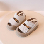 Apsauginiai vaiki&scaron;ki sandalai - Mink&scaron;tapadžiai batai uždarais pir&scaron;tais mažiems vaikams, berniukams ir mergaitėms (Amžius 1-3 metai) Size 23/15cm inner length