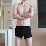 Vyri&scaron;ki dideli tinklelio, kvėpuojantys bokseriai - Madingi, patogūs, laisvo kirpimo apatiniai Large juoda