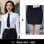 Laivyno piloto ilgomis rankovėmis mar&scaron;kiniai: Unisex stiuardesės ir kapitono profesionali uniforma S