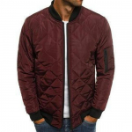 2023 European Men's Colorful Diamond Cotton Jacket - Autumn/Winter Collection, Loose Fit, Free Shipping XXL